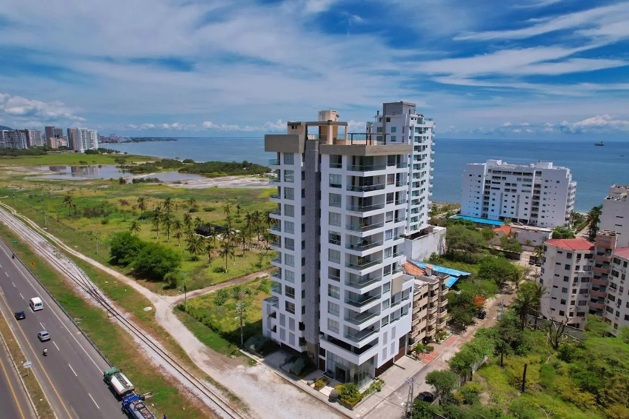 Apartamento En Pozos Colorados, Edificio Caribe Palma Apartamento Gaira Colombia